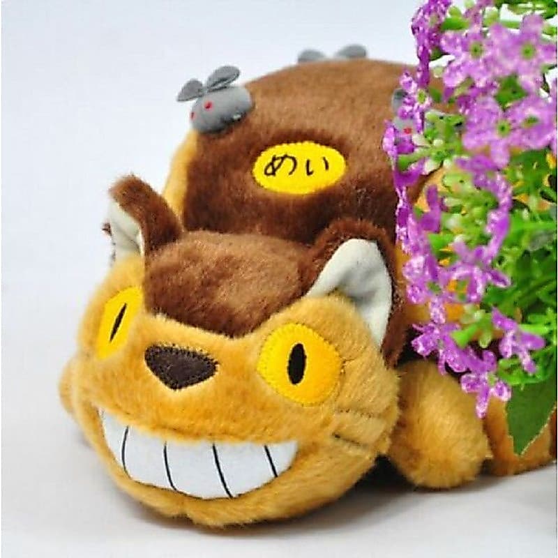 Meu Vizinho Totoro, Boneco de Pelúcia Catbus de 30cm, Brinquedo Macio, Almofada de Pelúcia, Presente TAVG S3S5