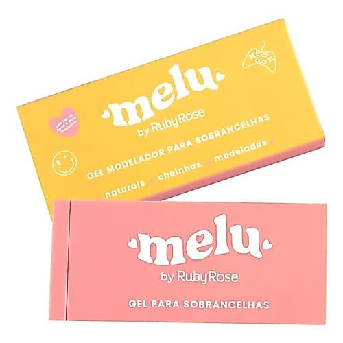Gel Modelador Para Sobrancelha Com Pincel Melu By Ruby Rose