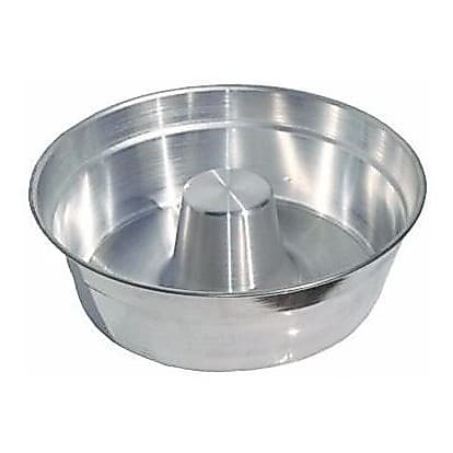 Forma De Bolo Com Furo Redonda 16cm Alumínio 1 Unidade