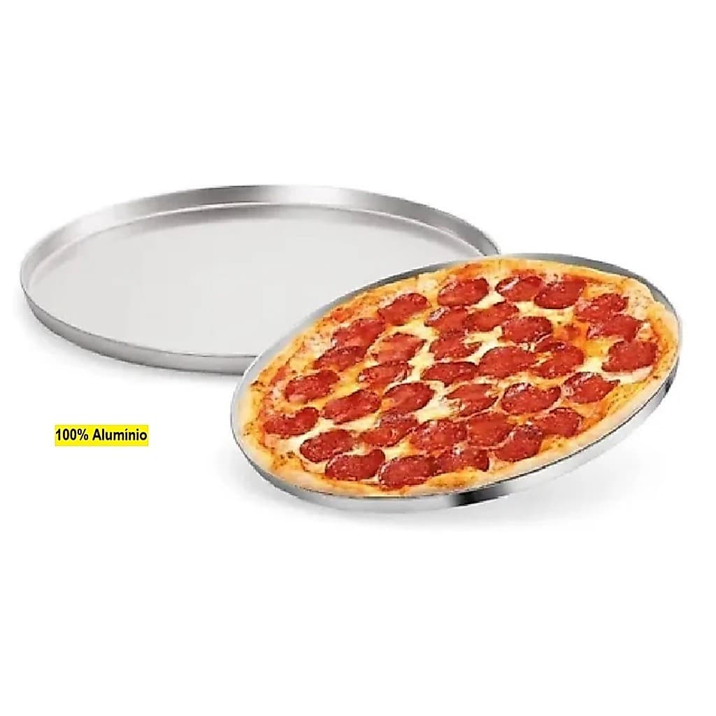 Forma Para Pizza N° 20 Em Alumínio Profissional