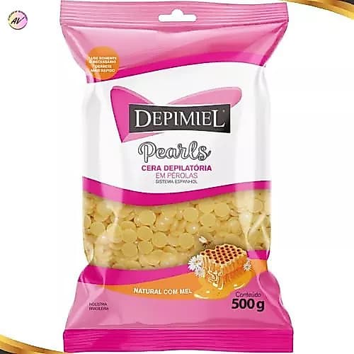 Cera Depilatória em Pérolas Natural com Mel 500g - Depimiel