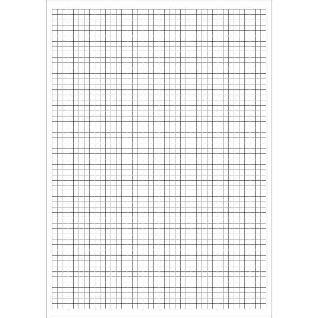 Papel A4 Offset Branco 90g Quadriculado 100 Folhas 21x29,7cm