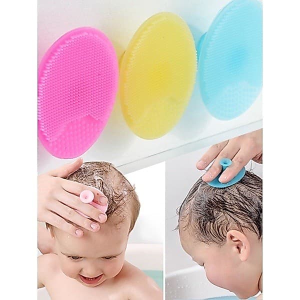 1 a 5 Un – Escova De Silicone Escova De Chuveiro Para Bebês , Shampoo Couro Cabeludo