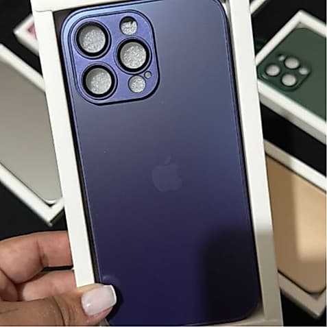 Capa iPhone Modelo AG-Glass Vidro Fosco - MAGSAFE - 16 - 16 PRO - 16 PRO MAX
