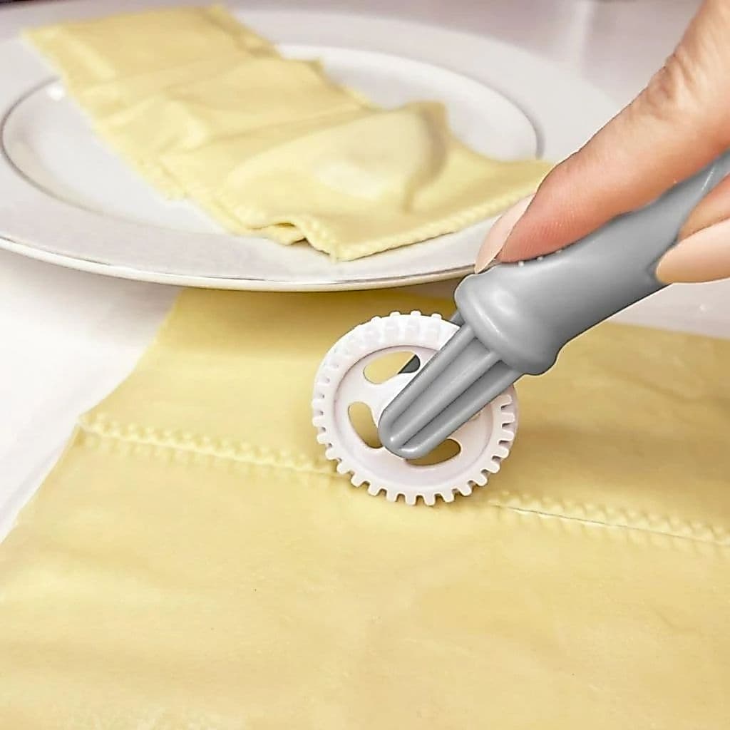 Carretilha Fecha E Corta Massa Profissional Corta E Fecha Pastel Ravioli Fechador De Massas