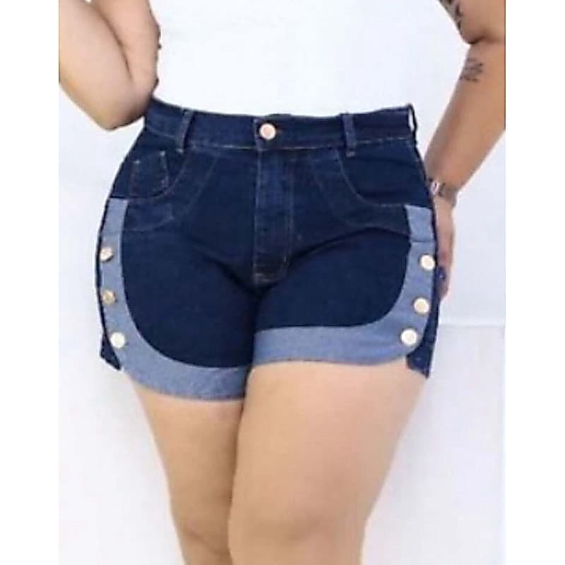 SHORTS JEANS PLUS SIZE DO 46 ao 54 COM LYCRA BERMUDA JEANS PLUS SIZE