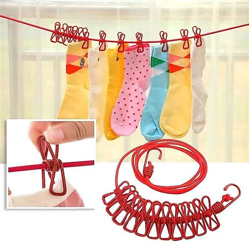 Varal De Roupas De Viagem Para Acampamento Prendedores  BBG-70195