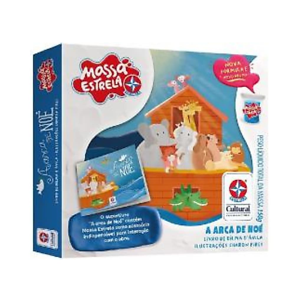 Massa Estrela MAssinha de Modelar + Superlivro A Arca de Noé - Estrela
