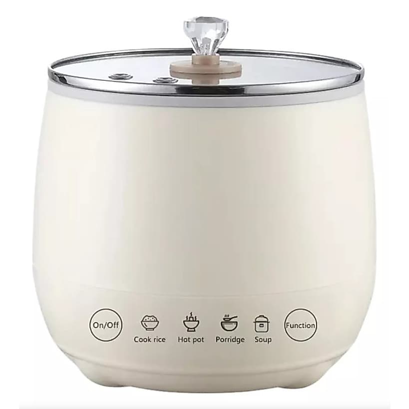 Panela De Arroz Elétrica Cerâmica Sopas Caldos Cozidos 1,8l 110v