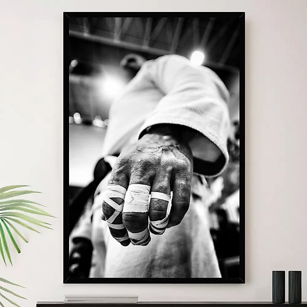 Quadro Jiu Jitsu Estilo De Vida Decorativo