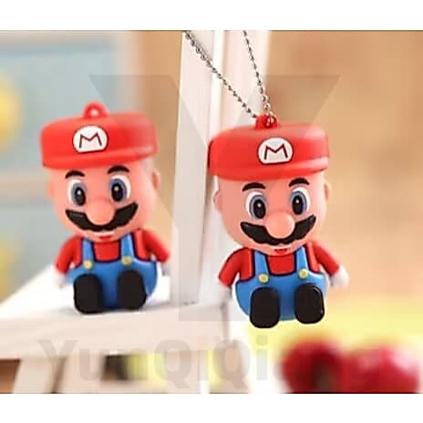 Mario Boneca Pingente Pen Drive USB De Alta Velocidade Flash 1GB 2GB 4GB 8GB 16GB 32GB 64GB 128GB 2TB Plug and Play Ampl
