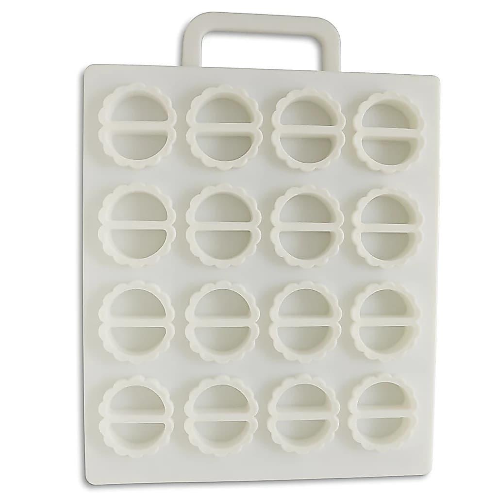 Forma de Ravioli Ravioleira Mini Pastel Raviole Recheado Modelador Massa