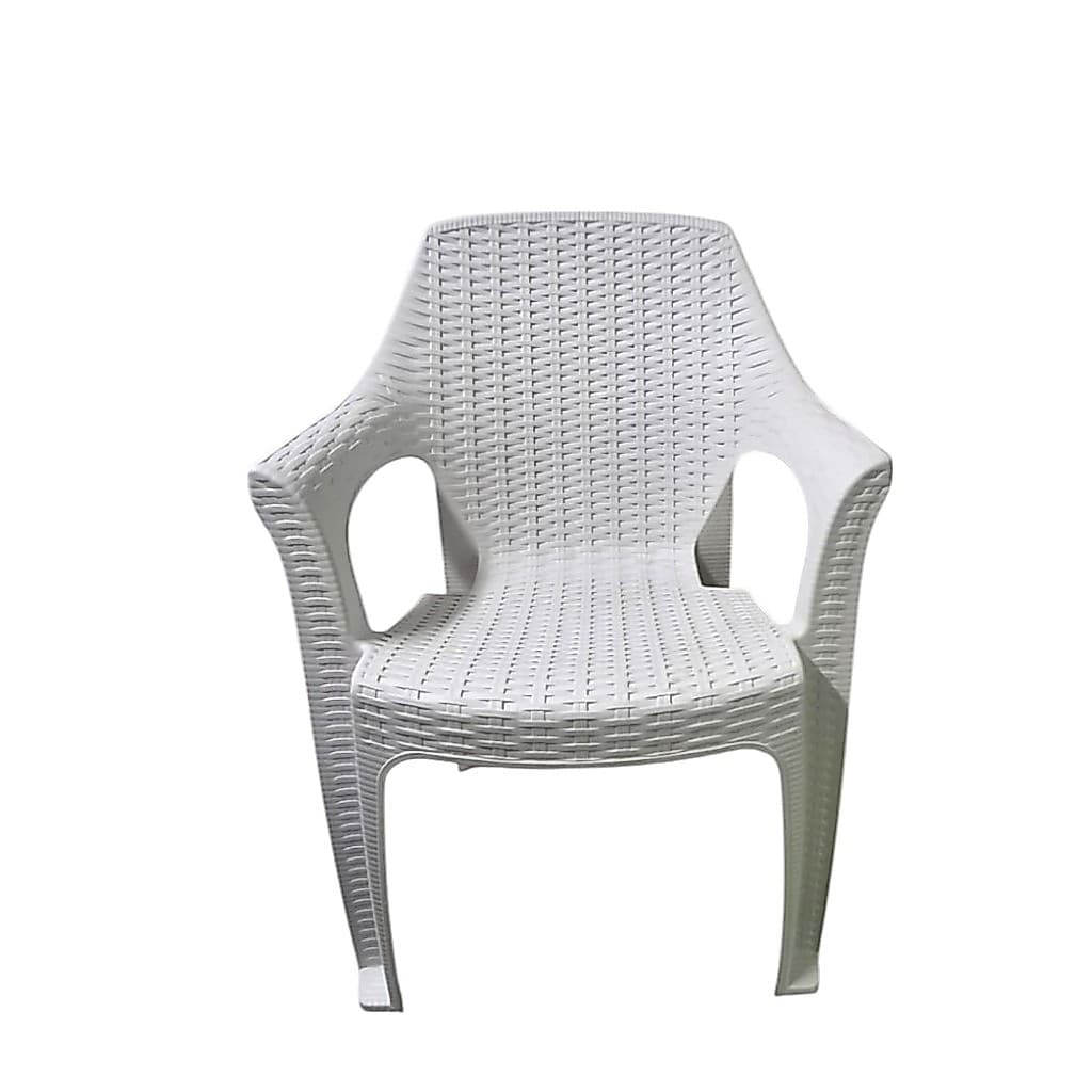Poltrona Cairo Rattan  Praia Varanda Piscina  Branco