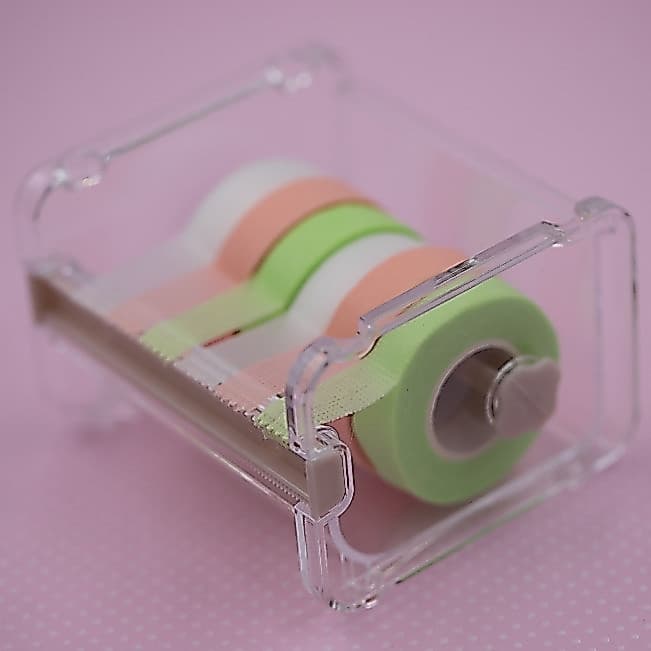 Suporte Acrílico E Cortador De Fitas Micropores Dispenser