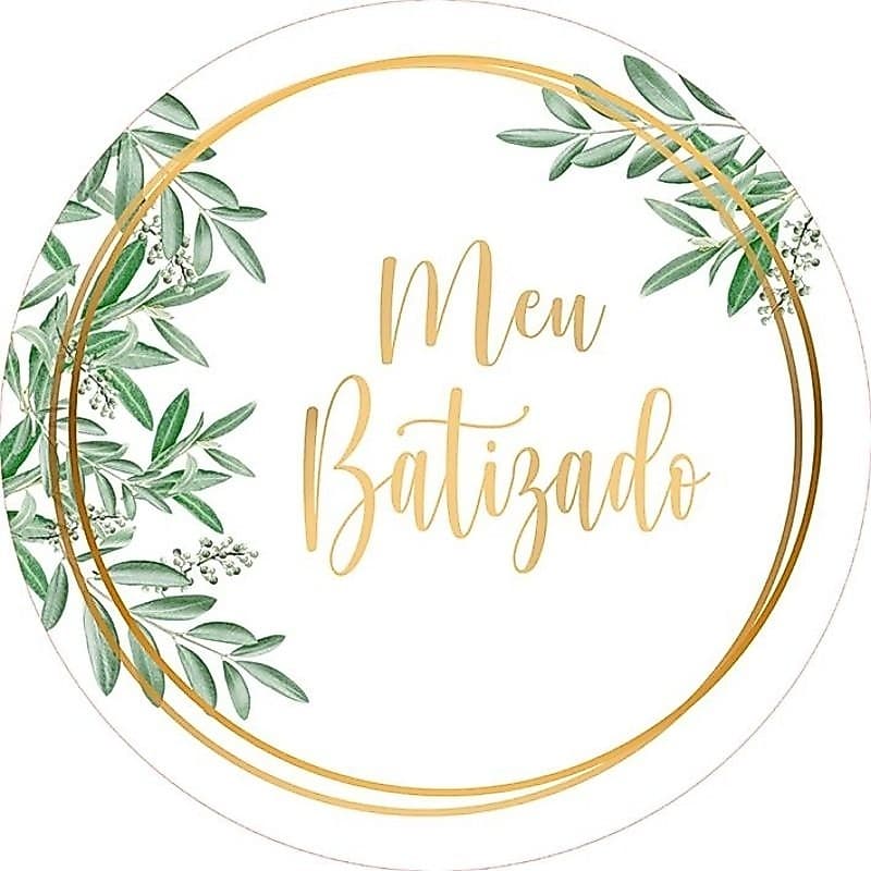 Capa para Painel Batizado 50x50cm com elástico na borda