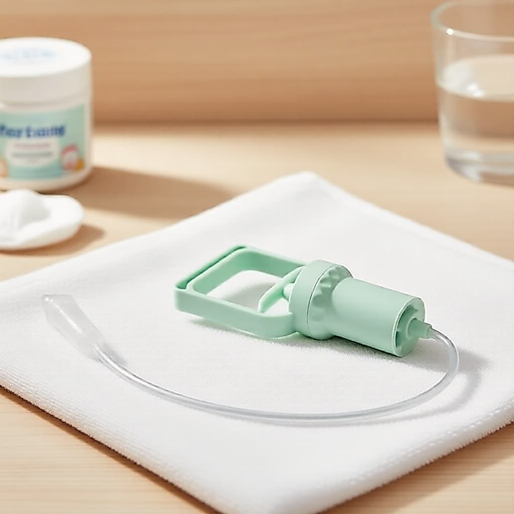 Aspirador nasal para bebê – Aspirador nasal manual, forte sucção