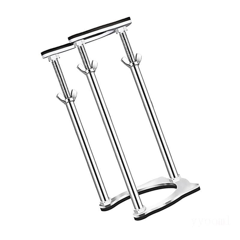 yyooml Barra Suporte Para Pia Aço À Prova Ferrugem Altura Ajustável 41-71 Cm Casa