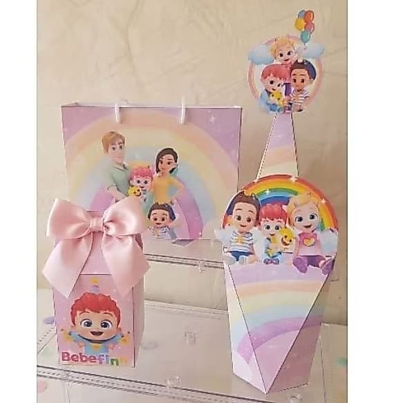 KIT PEGUE E MONTE BEBEFINN l Caixinhas Personalizadas