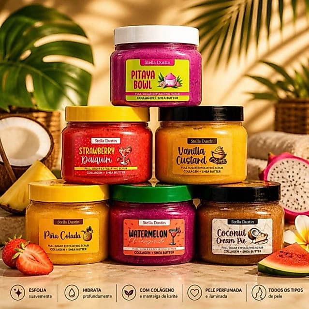 Esfoliante Corporal Stella Dustin 500g- Sugar Scrub Original