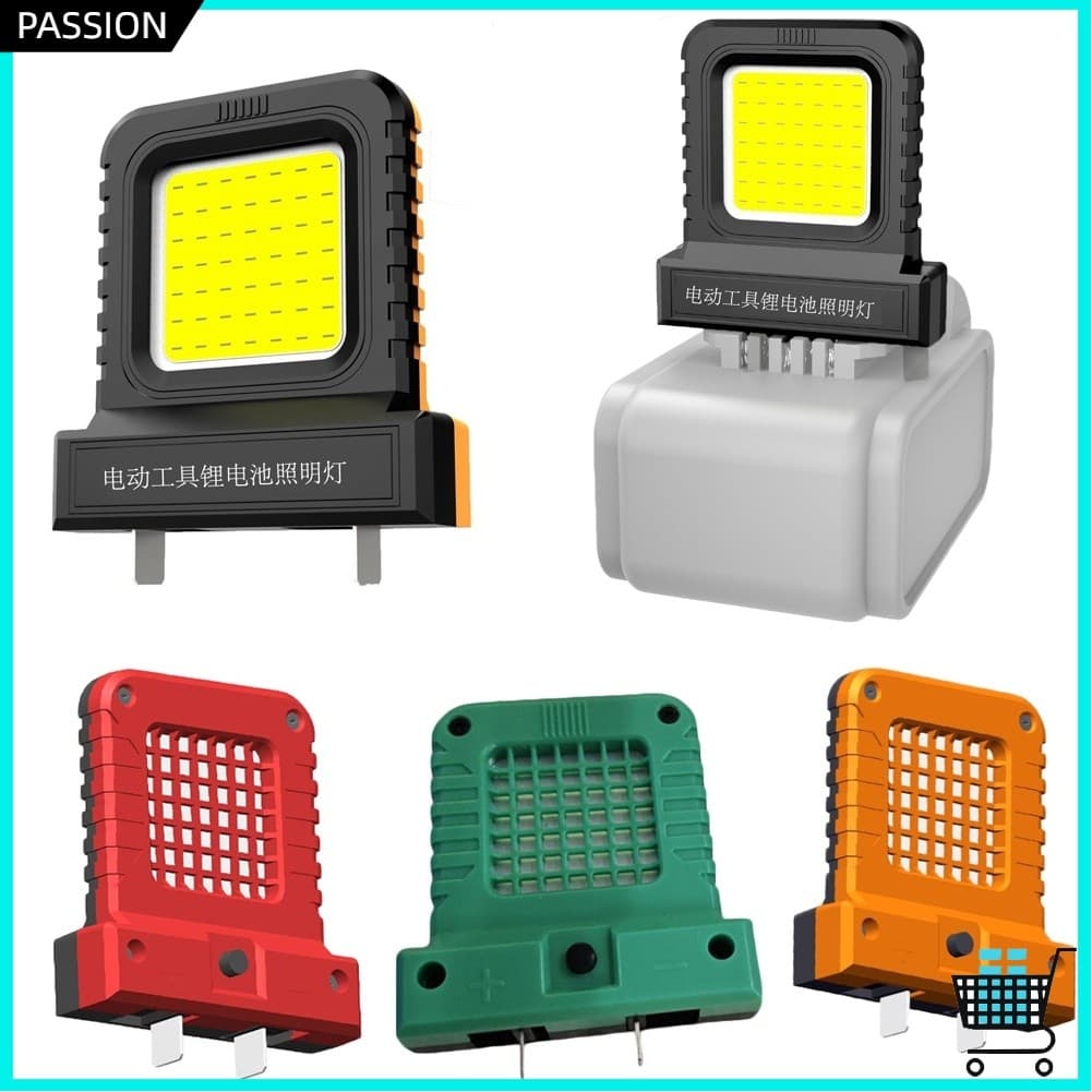 Luz De Trabalho Compacta 14W LED Para 20V 21V Bateria Ferramentas Elétricas Mini Lanterna Portátil