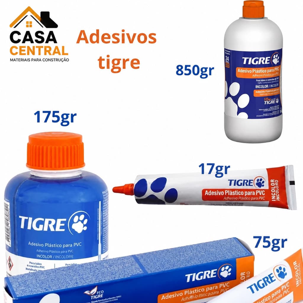 Cola Adesivo para Cano PVC Tigre  - 17g / 75g / 175g