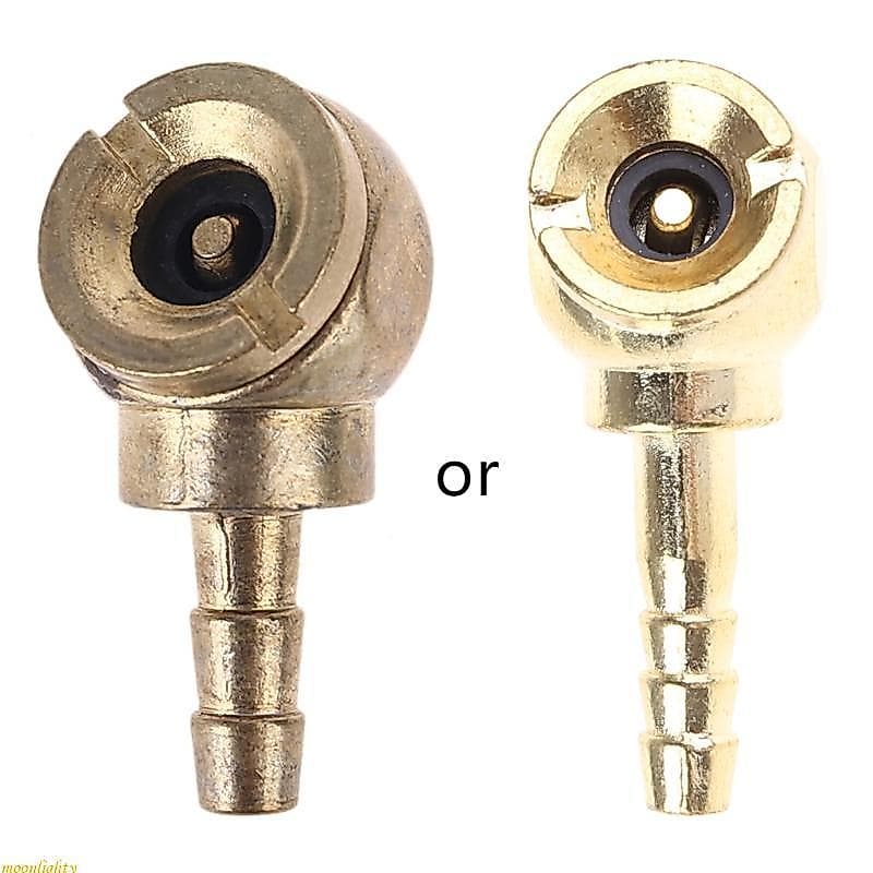 moonlighty 1 4 Bloqueio Mandril Ar Compressor Portátil Pneu Inflator Mangueira Clipe Conector Para