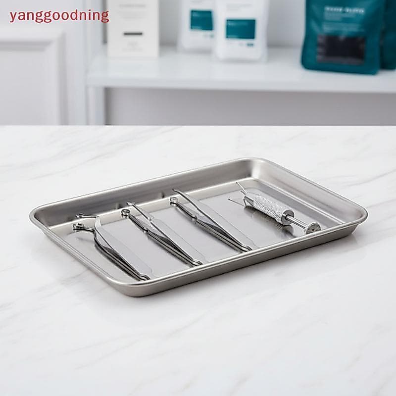 (YGN) Pinça De Piercing De Aço Inoxidável , Ferramenta De Braçadeira , Brinco De Unha Labial , Clipe De Punção , Aberto