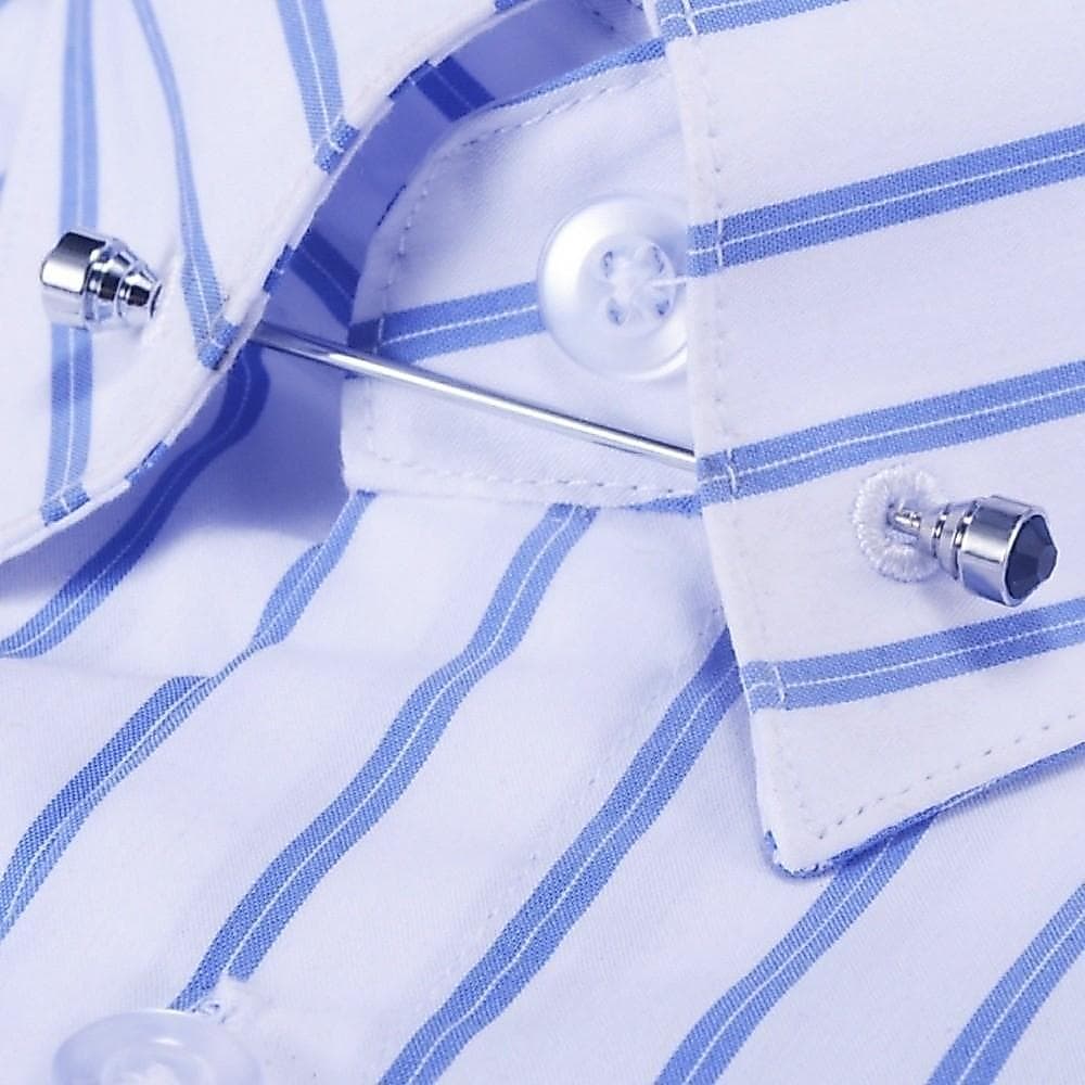 Agulha De Colar De Gravata De Cristal  , Alfinete De Colarinho De Camisa Vintage Com Fivela Espiral , Mini Deco