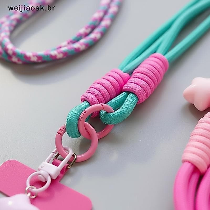 Cordão De Telefone De Dois Tons wei Com Pingente De Estrela Alça Crossbody Mãos Livres Antirroubo Para Compras E Caminha