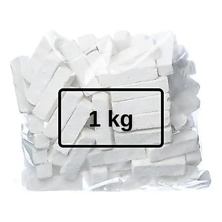 1 Kg de Giz de Sinuca, Bilhar, Giz Quadrado, Snooker - Marca 7 Belo -  Profissional e Iniciantes