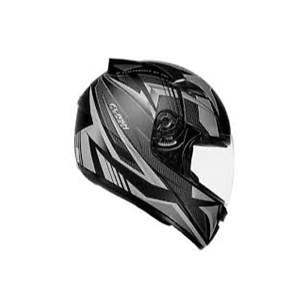 Capacete Masculino Ebf Spark New Spark Flash Prata Fosco Moto