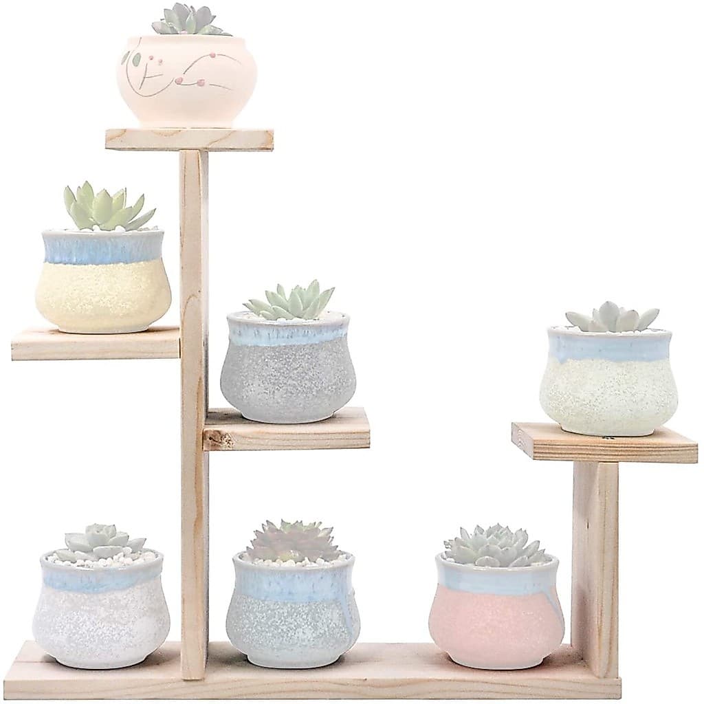 Suporte para plantas suculentas de 4 camadas