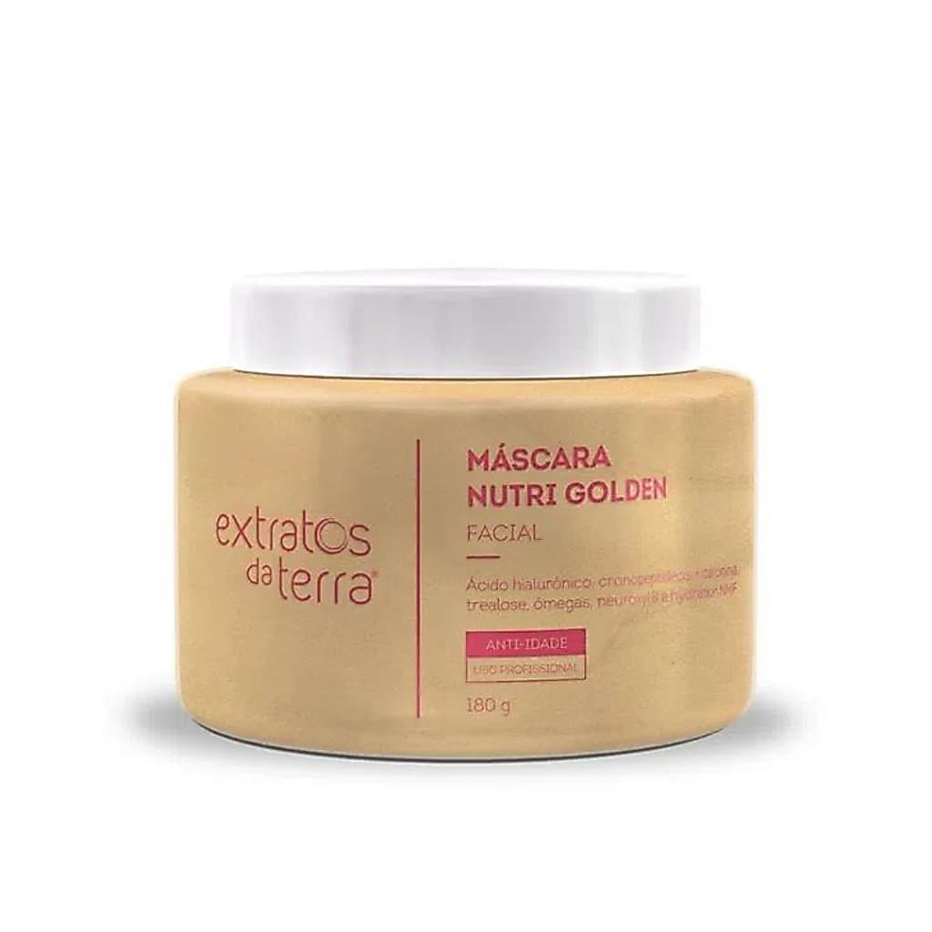 Máscara Nutri Golden Facial 180g Extratos Da Terra