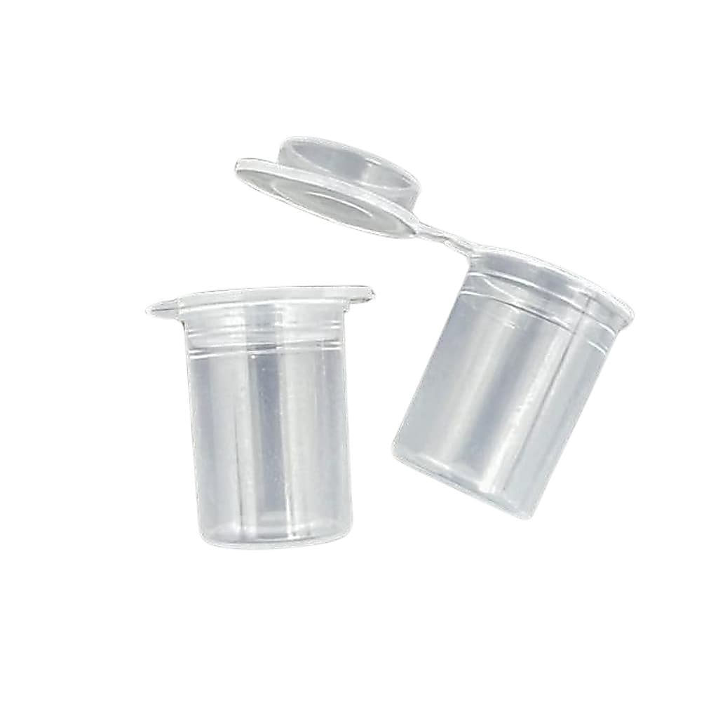 Microtubo Fundo Chato 3,0ml Incolor - 100 Unidades