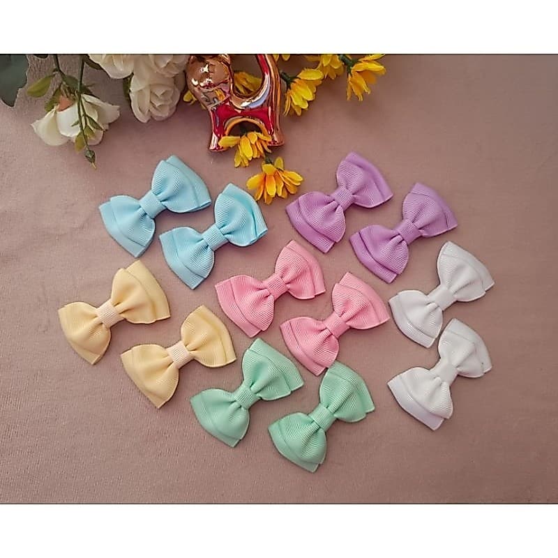 Parzinho Par de Laços Para cabelo infantil menina lacinhos escola Festa Maria Chiquinha
