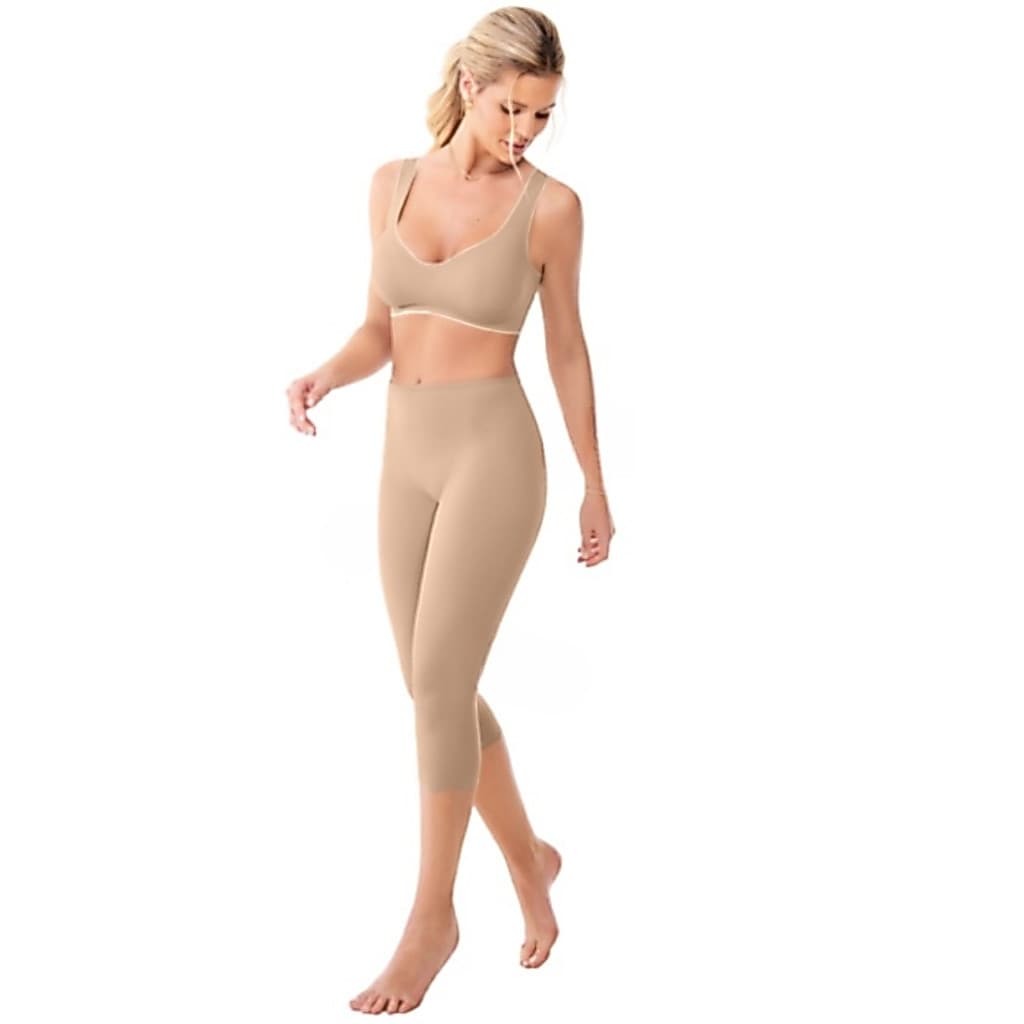 Calça Capri Segunda Pele Confortável Sem Costura Zee Rucci