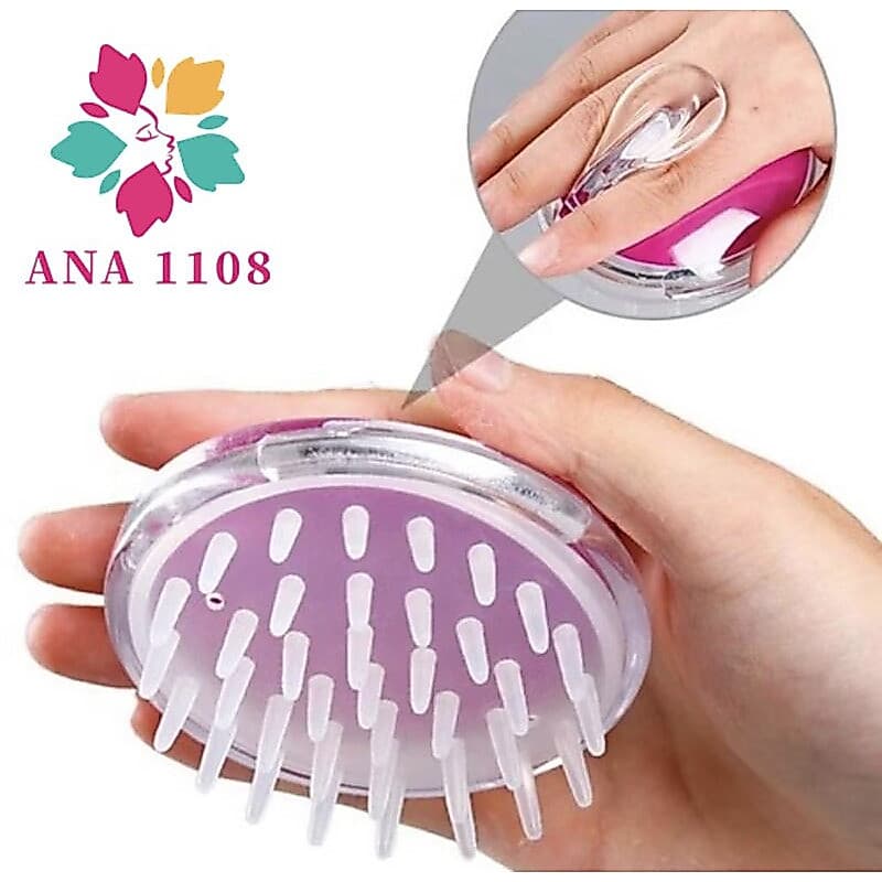 ANA1108 Escova Antiqueda Massagem Capilar E Corporal Queima Gordura/ Pente Massageadora Couro Cabeludo