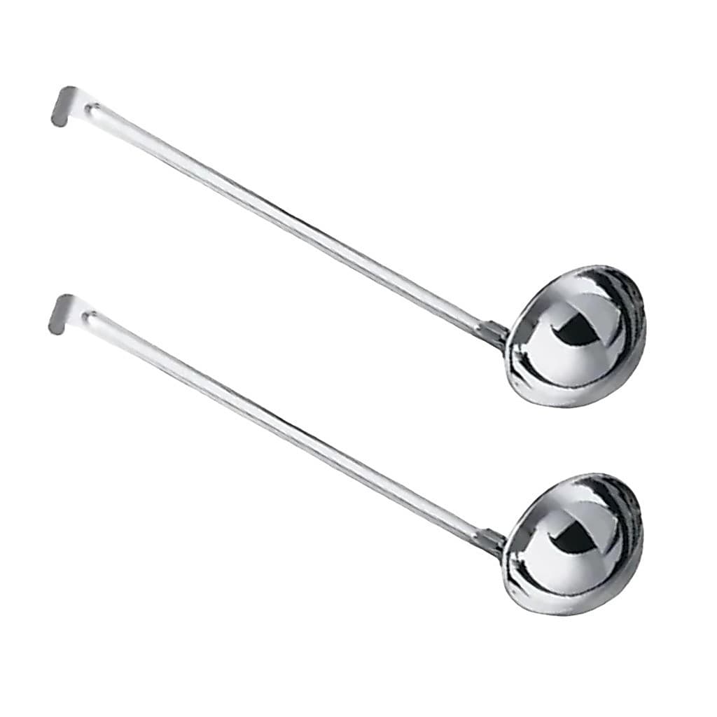 Kit 2 Conchas Feijão Profissional 50CM Baccani Utensilio Cozinha Industrial Buffet Restaurante