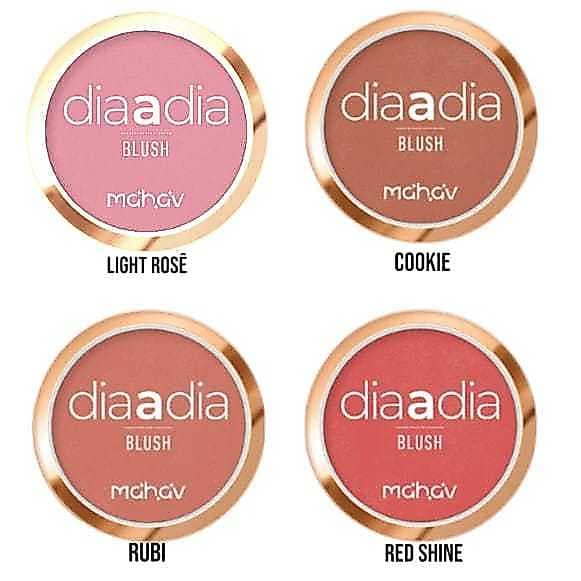 Blush Mahav  dia a dia Red shine Rubi Cookie Light Rosê