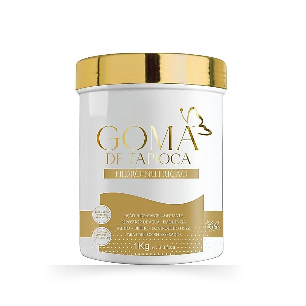 Goma de Tapioca Hidro- nutritiva Ação Hidratante Umectante Anti frizz e muito Brilho 1 Kg
