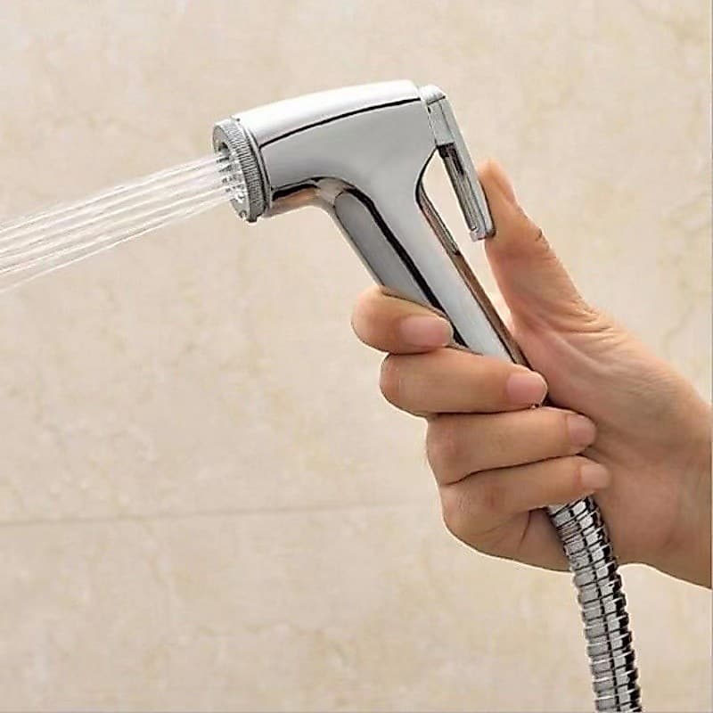 Ducha Higiênica Para Banheiro Completa Luxo Inox núcleo cobre 1,2m Chuveirinho Privada