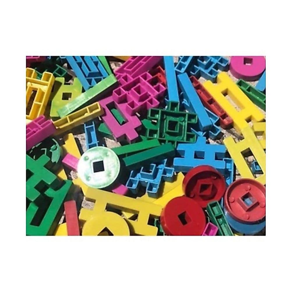 Kit Lig Barras Infantil – 100 Peças para Desenvolver Criatividade e Concentração nas Crianças
