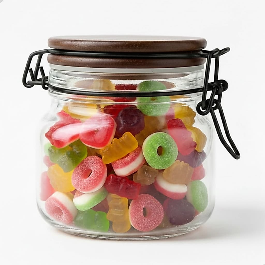 Pote Hermético De Vidro 600ml Para Alimentos Com Tampa