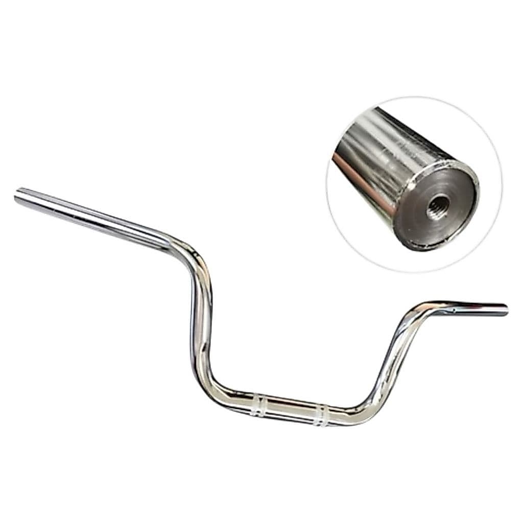 Guidão Moto Cg Cargo Cromado Fan Titan Start 125 150 160 Com Suporte Para Peso