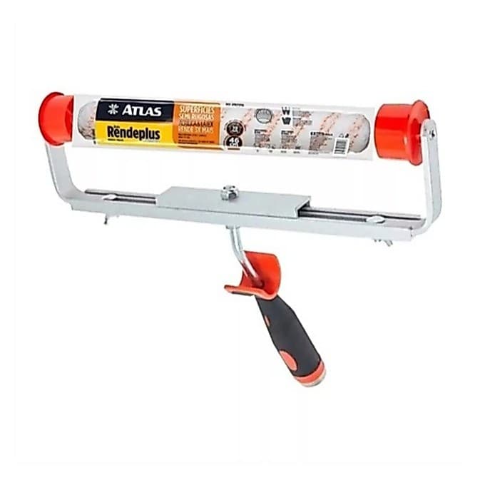 Rolo de pintura  Microfibra 46cm gigante com garfo ATLAS rende mais