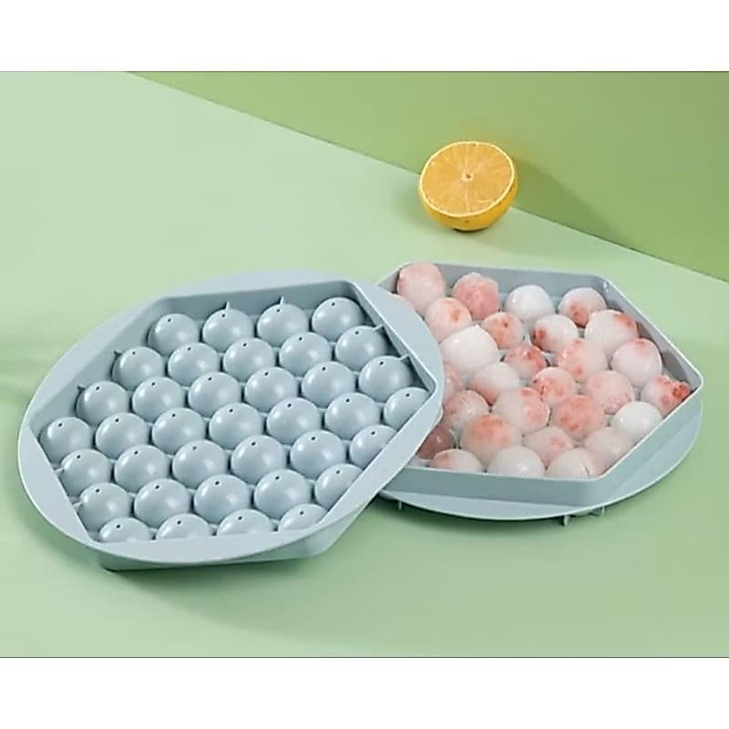 Forma de Gelo Esfera 37 Cavidades Gelo de Bolinha forma de gelo de plástico