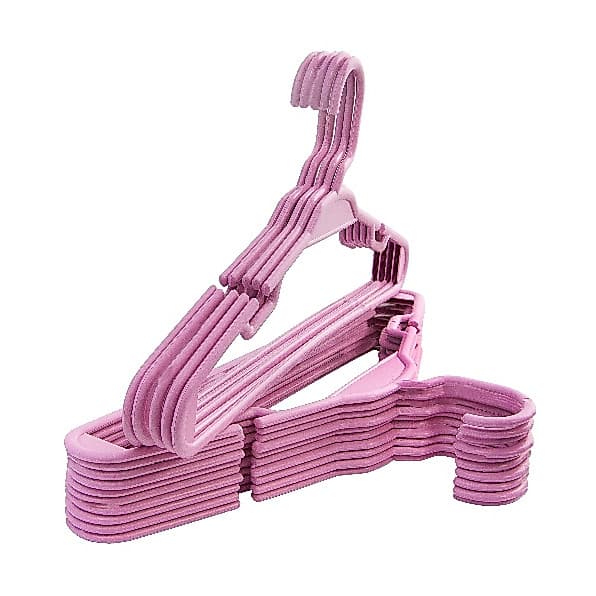 KIT CABIDE INFANTIL BEBE ROSA - CABIDES PARA ROUPAS