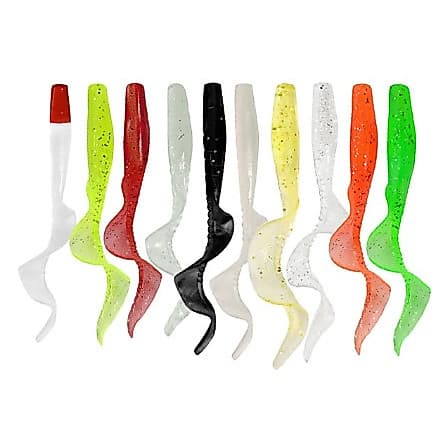 ISCA ARTIFICIAL EM SILICONE COM CAUDA FLEXÍVEL SOFT GRUB - 1 UNIDADE