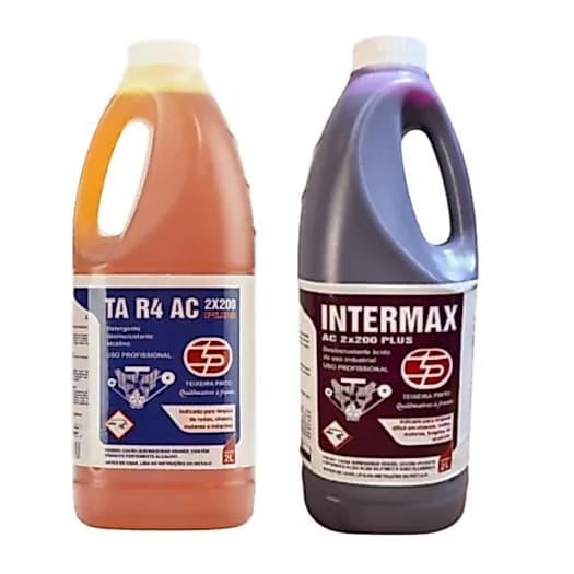 Kit Desengraxante Automotivo Teixeira Pinto Intermax Ac + Ta R4 Plus 2lts