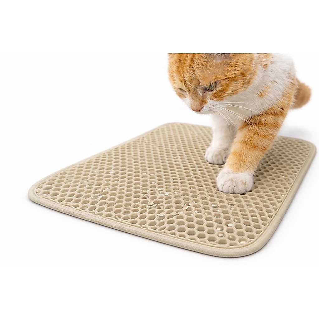 Tapete Higiênico Gatos Coletor Sujeira Caixa De Areia super dupla camada inteligente para seu gato hiper premium